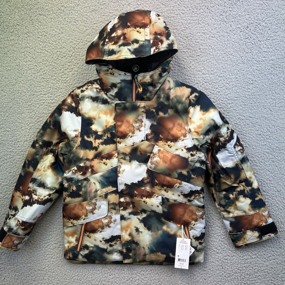 Obermeyer‎ Teen Ski Snowboard Gage Jacket Amber Cloud Hooded  Coat Size S (8)
